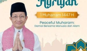Menteri Agama Nasaruddin Umar mengucapkan Selamat Tahun Baru 1447 Hijriah kepada seluruh umat Islam.