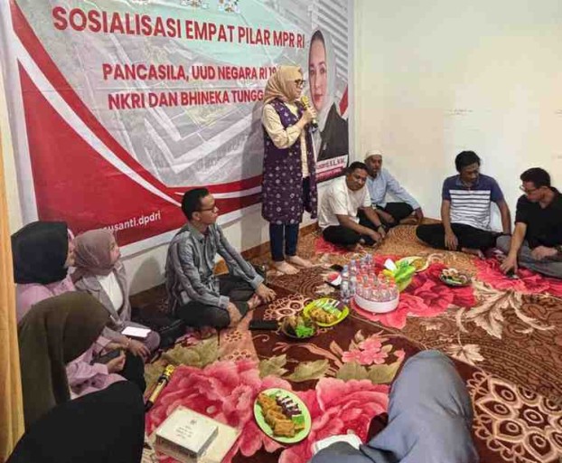 Hj. Eva Susanti, S.E., M.M., kembali menunjukkan komitmennya dalam memperkuat pemahaman masyarakat terhadap nilai-nilai kebangsaan.