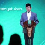 Menag Nasaruddin Umar menjadi pembicara pada Konferensi Internasional Transformasi Pesantren yang digelar oleh Partai Kebangkitan Bangsa (PKB) di Jakarta, Selasa (24/6/2025).