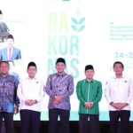 Rapat Koordinasi Nasional (Rakornas) Pengawasan Pengelolaan Zakat Tahun 2025 yang digelar pada Selasa (24/6/2025) di Jakarta.