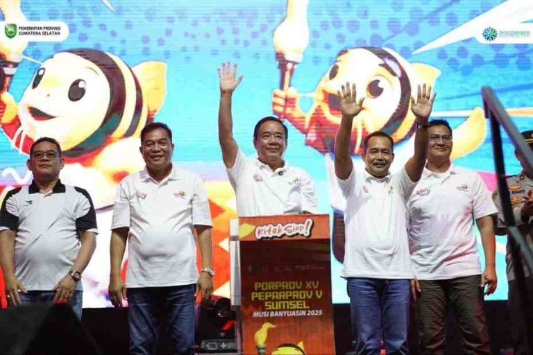 Festival Wisata Kuliner “Kitek Nia” 2025 yang digelar meriah di Kabupaten Musi Banyuasin (Muba), Sabtu malam (28/05/2025).