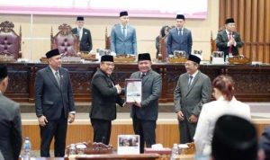 Dewan Perwakilan Rakyat Daerah (DPRD) Provinsi Sumatera Selatan (Sumsel) menggelar Rapat Paripurna XIV dengan agenda Penyerahan Laporan Hasil Pemeriksaan (LHP) atas Laporan Keuangan Pemerintah Provinsi (Pemprov) Sumsel Tahun Anggaran 2024.