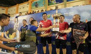 Kejuaraan Daerah (Kejurda) Bulutangkis Bupati Muba Cup 2025, Senin (23/6/2025)