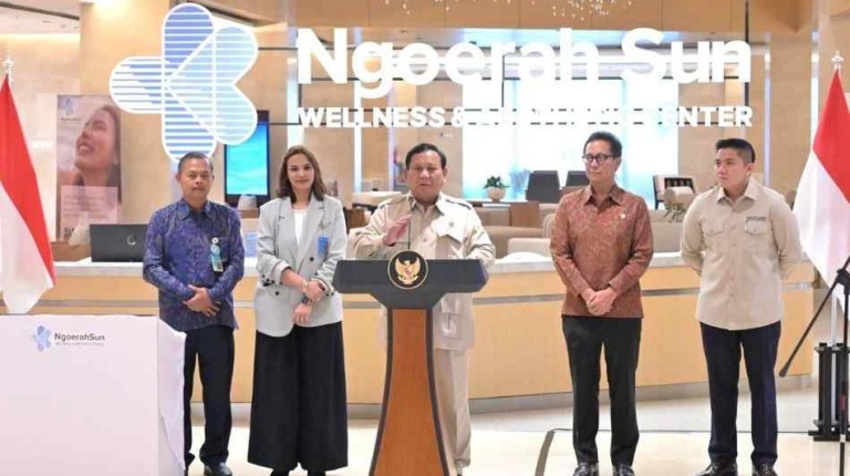 Presiden Prabowo Subianto meresmikan Ngoerah Sun Wellness and Aesthetic Center (NSWAC), Rumah Sakit Umum Pusat (RSUP) Prof. dr. I.G.N.G Ngoerah, Kota Denpasar, Bali, pada Rabu, 25 Juni 2025 Foto: BPMI Setpres/Kris
