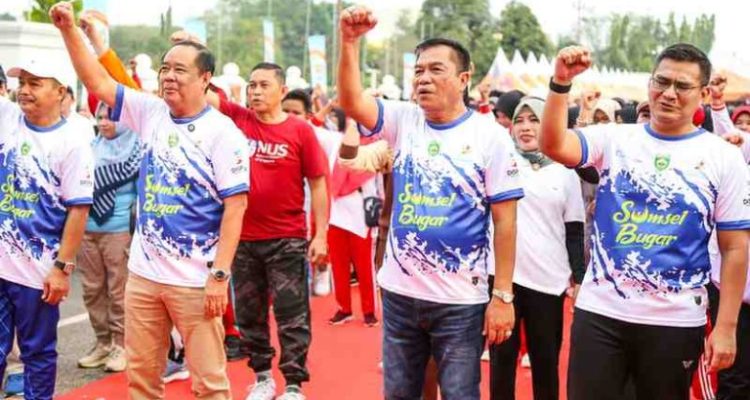 Peluncuran program ini digelar meriah di Jalan depan Rumah Dinas Bupati Muba, Sabtu (28/6/2025).