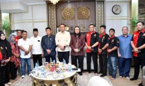 Ketua Dewan Perwakilan Rakyat Daerah (DPRD) Provinsi Sumatera Selatan (Sumsel), Andie Dinialdie, menerima audiensi dari Dewan Pimpinan Daerah (DPD) Adat Raja Sultan Nusantara Provinsi Sumsel pada Kamis, 15 Mei 2025.