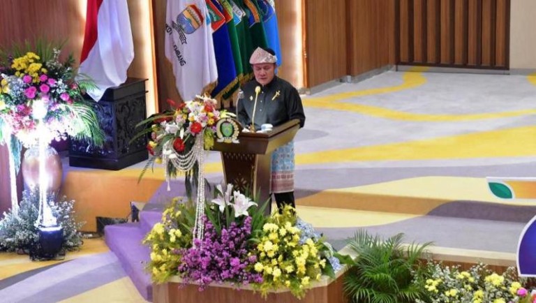 Dewan Perwakilan Rakyat Daerah (DPRD) Provinsi Sumatera Selatan (Sumsel) menggelar sidang paripurna istimewa dalam rangka memperingati Hari Jadi ke-79 Provinsi Sumsel, bertempat di Ruang Rapat Paripurna DPRD Provinsi Sumsel Jalan Kapten A. Rivai No.1, Lorok Pakjo, Kecamatan Ilir Barat I, Kota Palembang, pada hari Kamis, tanggal 15 Mei 2025