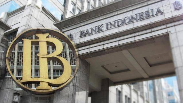 Ilustrasi Gedung Pusat Bank Indonesia, Jakarta.