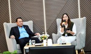 Ketua Dewan Perwakilan Rakyat Daerah (DPRD) Provinsi Sumatera Selatan (Sumsel), Andie Dinialdie, menjadi narasumber dalam acara Forum Manajemen Peran DPRD Sumsel Bagi BUMD dan BUMN yang diselenggarakan di Gedung Musi Diklat PT Pusri Palembang, pada hari Jum’at, tanggal 16 Mei 2025.