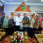 H. Cik Ujang menerima audiensi pimpinan wilayah Jamkrindo Sumbagsel di Ruang Tamu Wakil Gubernur, Kamis (19/6/2025).