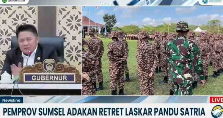 DR. H. Herman Deru, SH. MM. Menjadi Narasumber dalam program TV Nasional Metro TV News Line dengan tema “Retret Anak Bermasalah di Sumsel”, Rabu (2/7/2025).