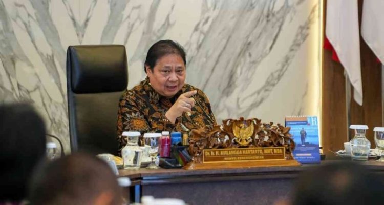 Menko Perekonomian Airlangga Hartarto. (Foto: Humas Ekon)