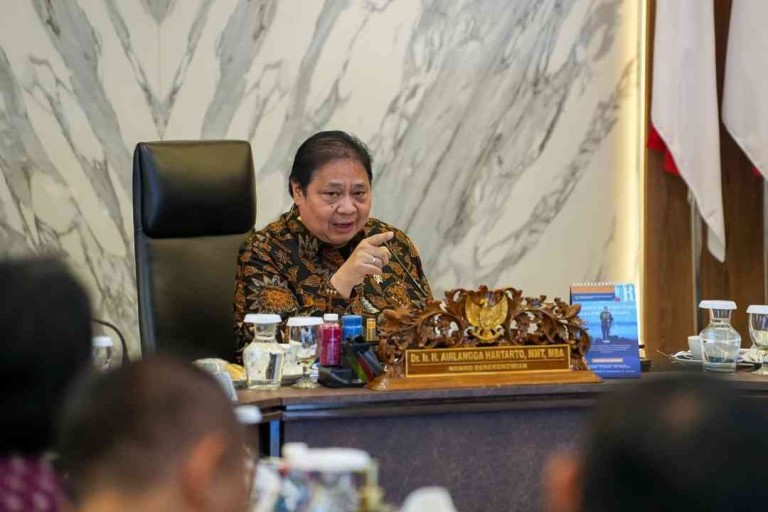 Menko Perekonomian Airlangga Hartarto. (Foto: Humas Ekon)