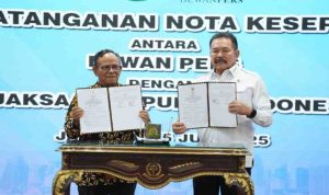 Kejaksaan Republik Indonesia dan Dewan Pers melaksanakan menandatangani Nota Kesepahaman (MoU) pada Selasa 15 Juli 2025