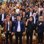 pelantikan Pengurus Karang Taruna Provinsi Sumatera Selatan yang berlangsung khidmat di Aula Griya Agung Palembang, Sabtu (16/7/2025).