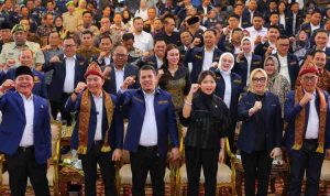 pelantikan Pengurus Karang Taruna Provinsi Sumatera Selatan yang berlangsung khidmat di Aula Griya Agung Palembang, Sabtu (16/7/2025).
