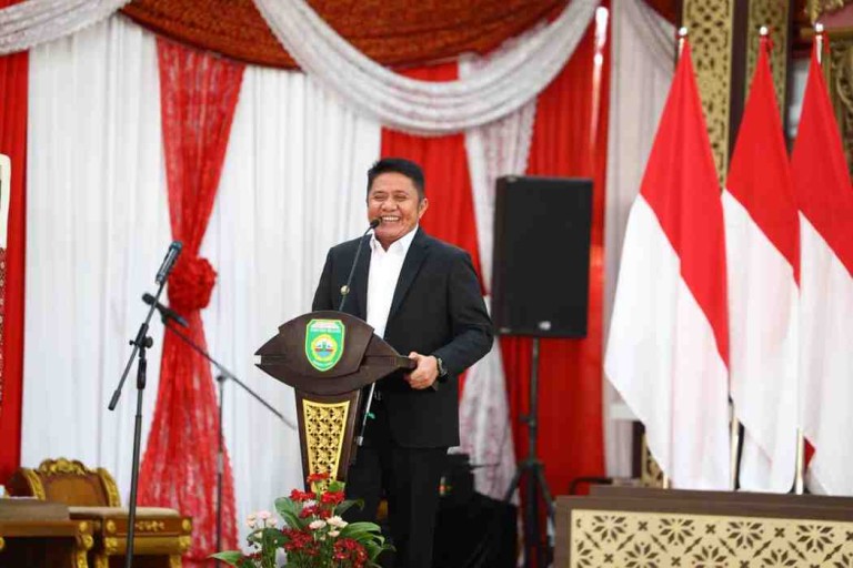 Penandatanganan Kesepakatan Bersama antara Pemerintah Provinsi Sumsel dan Pengadilan Tinggi Agama Palembang yang berlangsung di Griya Agung, Palembang, Selasa (22/7/2025).