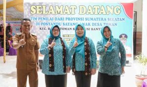 Kegiatan ini digelar di Posyandu Sayang Anak Siklus Hidup, Desa Toman, Kecamatan Babat Toman, Selasa (22/7/2025).