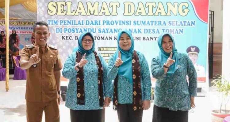 Kegiatan ini digelar di Posyandu Sayang Anak Siklus Hidup, Desa Toman, Kecamatan Babat Toman, Selasa (22/7/2025).