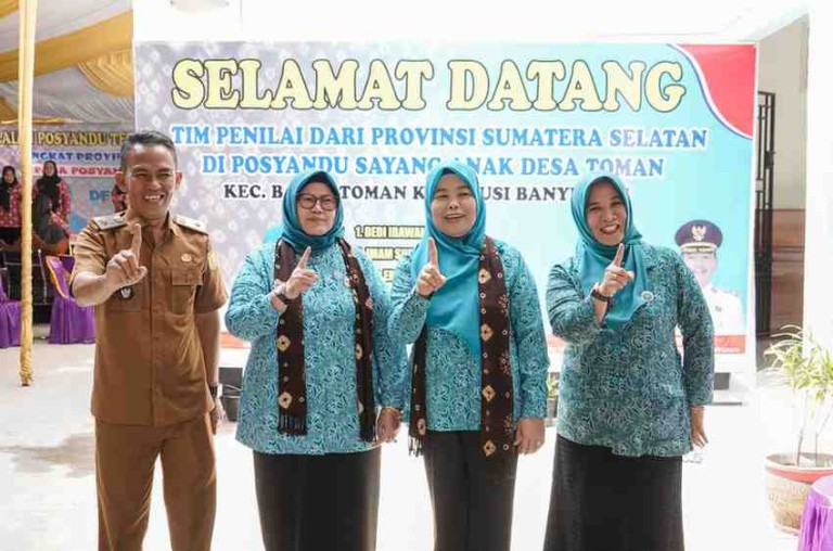 Kegiatan ini digelar di Posyandu Sayang Anak Siklus Hidup, Desa Toman, Kecamatan Babat Toman, Selasa (22/7/2025).