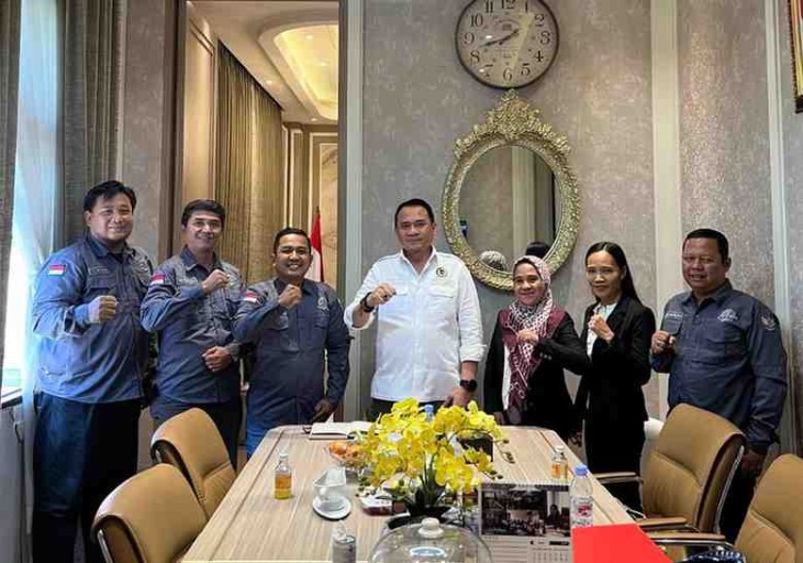 Pengurus Dewan Perwakilan Daerah (DPD) Pro Jurnalismedia Siber (PJS) Sumatera Selatan yang baru saja dilantik, melakukan audiensi penting ke Gedung DPRD Provinsi Sumsel, Kamis (24/7/2025)