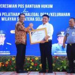 H. Herman Deru hari ini meresmikan Pos Bantuan Hukum (Posbankum) dan Pembukaan Pelatihan Paralegal Desa/Kelurahan Wilayah Sumatera Selatan. Acara yang berlangsung di Griya Agung Palembang, Senin (28/07/2025)