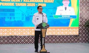 Pelantikan Forum Kabupaten Sehat bersama Forum Komunikasi Kecamatan dan Pokja Desa/Kelurahan Sehat periode 2025–2030 digelar pada, Rabu (30/7/2025)