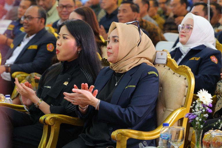pelantikan pengurus Karang Taruna Provinsi Sumsel masa bakti 2025–2030 yang digelar secara khidmat di Aula Griya Agung Palembang, Sabtu (16/7/2025).