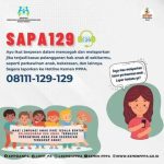 Flyer Media Sosial Layanan Hotline SAPA 129. (Kementerian PPPA)