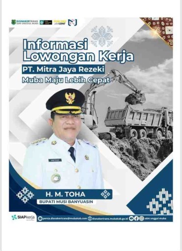Langkah ini merupakan wujud nyata dari komitmen Bupati Muba, H M Toha, dalam meningkatkan kesejahteraan masyarakat serta memperluas akses lapangan kerja bagi warga lokal.