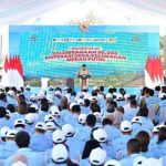 Presiden Prabowo Subianto meresmikan peluncuran kelembagaan 80.081 Koperasi Desa/Kelurahan Merah Putih (KDMP/KKMP) dalam sebuah acara yang digelar di Koperasi Desa Merah Putih Bentangan, Desa Bentangan, Kecamatan Wonosari, Kabupaten Klaten, pada Senin, 21 Juli 2025. Foto: BPMI Setpres/Muchlis Jr