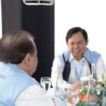 Ketua Dewan Perwakilan Daerah (DPD) Republik Indonesia, Sultan Baktiar Najamudin, saat menghadiri peluncuran nasional KMP yang digelar di Kabupaten Klaten, Jawa Tengah, pada hari Senin, tanggal 21 Juli 2025, bersama Presiden Republik Indonesia, Prabowo Subianto. (foto : Newsroom DPD RI)
