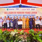Senyum haru dan penuh syukur tampak menghiasi wajah puluhan warga di Rusunawa Kecamatan Serasan Jaya, Sekayu, Senin (4/8/2025).
