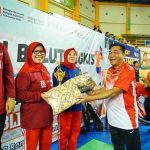 Piala Bupati Muba ini resmi dibuka di Gedung Olahraga (GOR) Ranggonang Sekayu, Selasa(19/08/2025) malam.