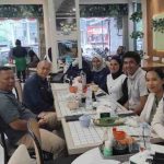 Pertemuan silaturahmi antara jajaran PJS Sumsel dan perwakilan PT Bukit Asam Tbk berlangsung hangat di Pempek Beringin, Jalan Radial, Palembang, pada Rabu (20/8/2025).