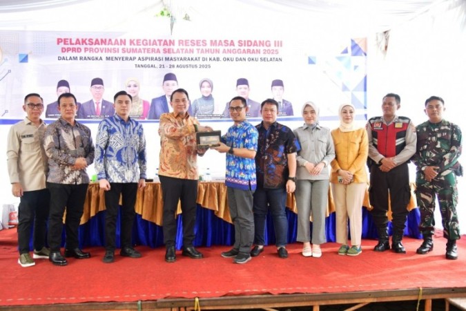Anggota DPRD Sumsel Dapil Sumsel V melakukan Reses Masa Sidang III Tahap II Tahun Anggaran 2025 periode 21-28 Agustus 2025.