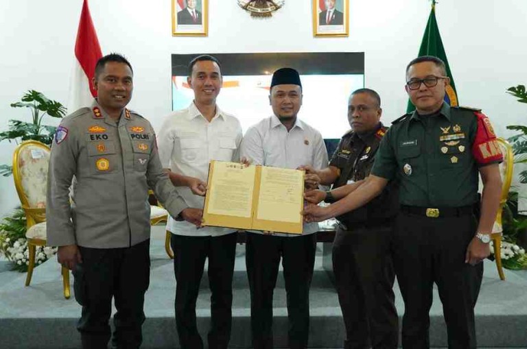Forum Komunikasi Pimpinan Daerah (Forkopimda) Kabupaten Ogan Komering Ilir (OKI) menetapkan Kesepakatan Bersama tentang pelaksanaan hiburan masyarakat dan usaha sewa alat musik di wilayah OKI.