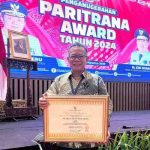 PT OKI Pulp & Paper Mills pada hari ini resmi meraih Juara 1 Paritrana Award Tingkat Provinsi Sumatera Selatan Tahun 2024 untuk kategori Badan Usaha Sektor Pertambangan