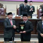 Gubernur Sumatera Selatan, H. Herman Deru, menghadiri Rapat Paripurna XVIII DPRD Provinsi Sumatera Selatan yang digelar pada Rabu (6/8).