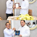 Ketua DPRD Sumatera Selatan (Sumsel), Andie Denaldie menerima audiensi dari Kalapas Kelas I Palembang, M. Pithra Jaya Saragih bersama jajarannya di ruang kerjanya, Kamis (12/06/25).