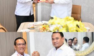 Ketua DPRD Sumatera Selatan (Sumsel), Andie Denaldie menerima audiensi dari Kalapas Kelas I Palembang, M. Pithra Jaya Saragih bersama jajarannya di ruang kerjanya, Kamis (12/06/25).