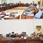 Ketua DPRD Sumsel Andie Denaldie memimpin rapat konsultasi dengan Badan Anggaran (Banggar) bersama Tim Anggaran Pemerintah Daerah (TAPD) Provinsi Sumatera Selatan dan Inspektorat Provinsi Sumatera Selatan