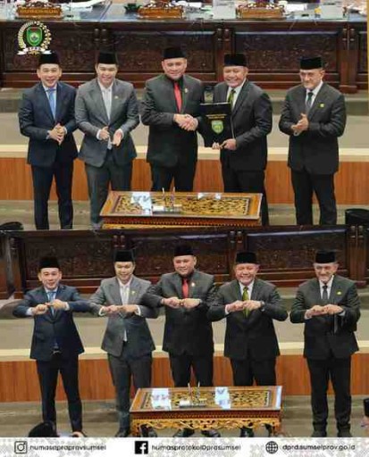 DPRD Provinsi Sumatera Selatan (Sumsel) menggelar Rapat Paripurna XVI dengan agenda penandatanganan nota kesepakatan antara Pimpinan DPRD Provinsi Sumsel dan Gubernur Sumsel