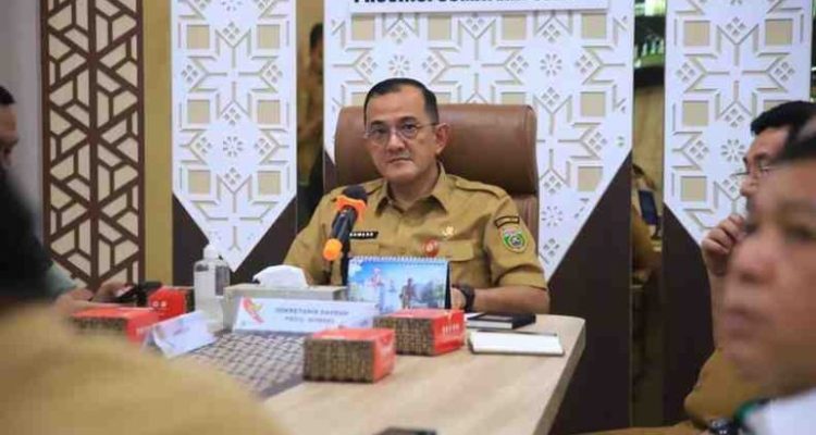 H. Edward Candra, menghadiri Rapat Koordinasi (Rakor) Pengendalian Inflasi yang digelar Kementerian Dalam Negeri, bertempat di Command Center, Selasa (2/9/2025).