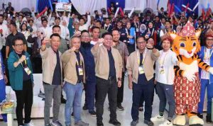 H. Herman Deru secara resmi membuka Pertamina EP Mini Olympic 2025 yang digelar di Dining Hall Jakabaring Sport City (JSC), Jumat (28/8/2025).