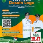 Pemerintah Kabupaten Musi Banyuasin (Pemkab Muba) mengajak masyarakat berpartisipasi dalam Sayembara Desain Logo Hari Ulang Tahun (HUT) Muba ke-69 tahun 2025.