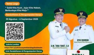 Pemerintah Kabupaten Musi Banyuasin (Pemkab Muba) mengajak masyarakat berpartisipasi dalam Sayembara Desain Logo Hari Ulang Tahun (HUT) Muba ke-69 tahun 2025.