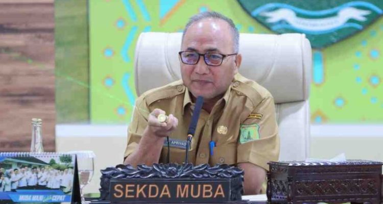 Rapat Finalisasi Muba Expo Tahun 2025 dengan Tema “Bersama Bersinergi Menuju Muba Maju Lebih Cepat” di Ruang Rapat Serasan Sekate, Selasa (16/9/2025).