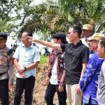 Bupati OKI Blusukan Cek Lahan Cetak Sawah dan Pembangunan Jalan