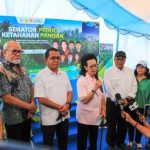 Wakil Ketua DPD RI, Gusti Kanjeng Ratu (GKR) Hemas, menghadiri peluncuran Program Senator Peduli Ketahanan Pangan dalam rangka mendukung Ketahanan Pangan Nasional, di Kupang, pada hari Sabtu, tanggal 27 September 2025. (foto : Newsroom DPD RI)